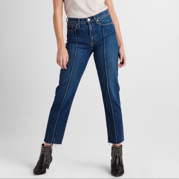 Hudson Jeans Denim - Hudson High Rise Zoeey Crop Straight Jeans Size 29